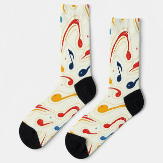 Chaussette Chaussettes motifs musicales