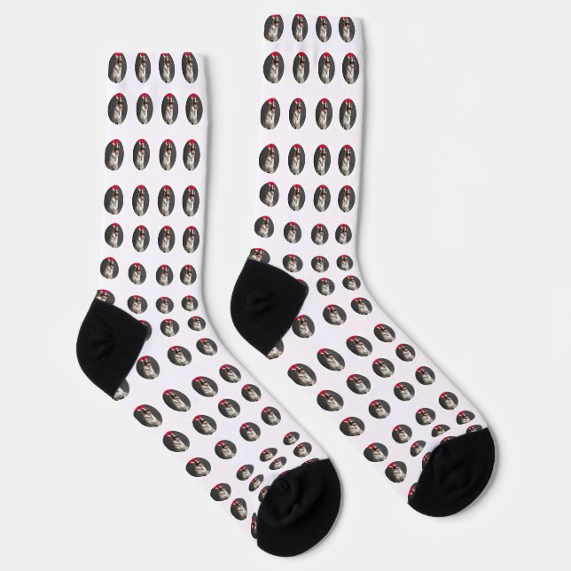 Chaussette Chaussettes motifs personnalisées pour chien de No (Droite)