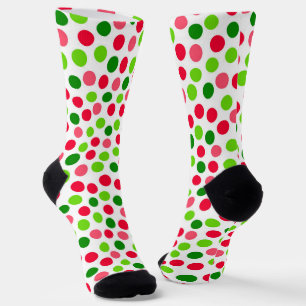 Chaussette Chaussettes Motifs Pois de pastèque