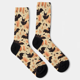 Chaussette Chaussettes Motifs pour Halloween Cute Bat Retro