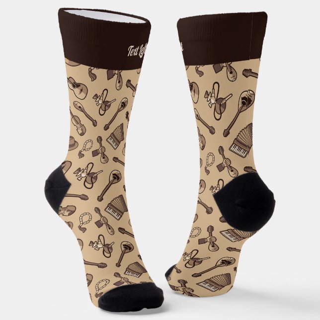 Chaussette Chaussettes Motifs Rebetiko (Angulaire)