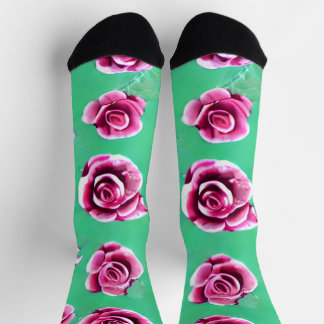 Chaussette Chaussettes Motifs roses