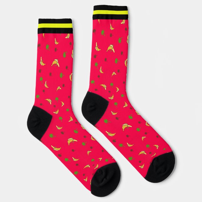 Chaussette Chaussettes motifs tropicales (Droite)