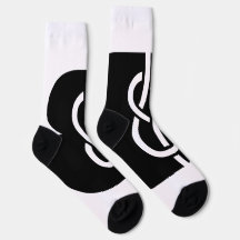 Chaussettes - noir et blanc