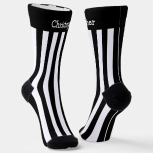 Chaussette Chaussettes Noir Et Blancs Design