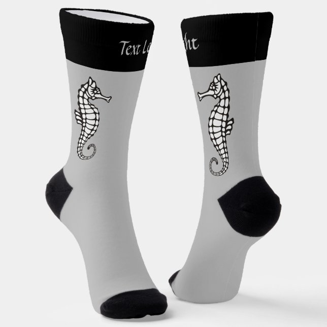 Chaussette Chaussettes noires de Seahorse (Angulaire)