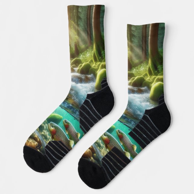 Chaussette Chaussettes Omble de Fontaine (Gauche)