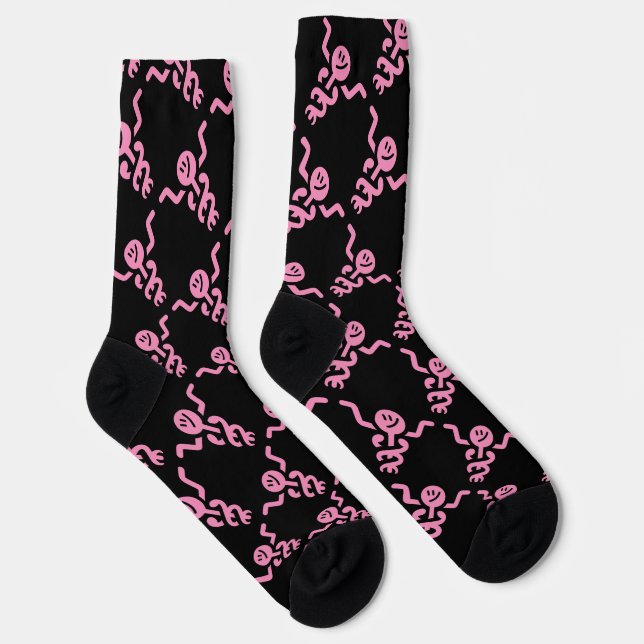 Chaussette Chaussettes OOP (Rose Chaud) (Droite)