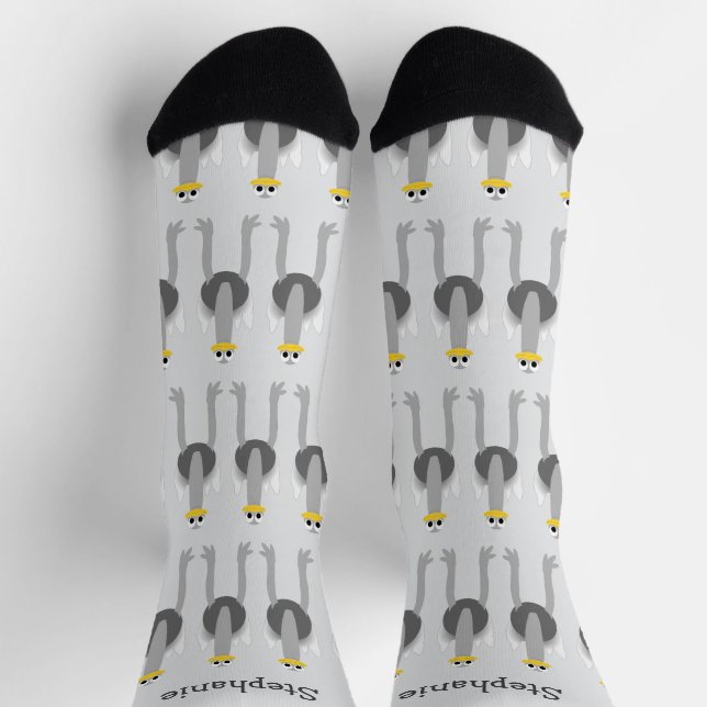 Chaussette Chaussettes Ostrich Design (Haut)