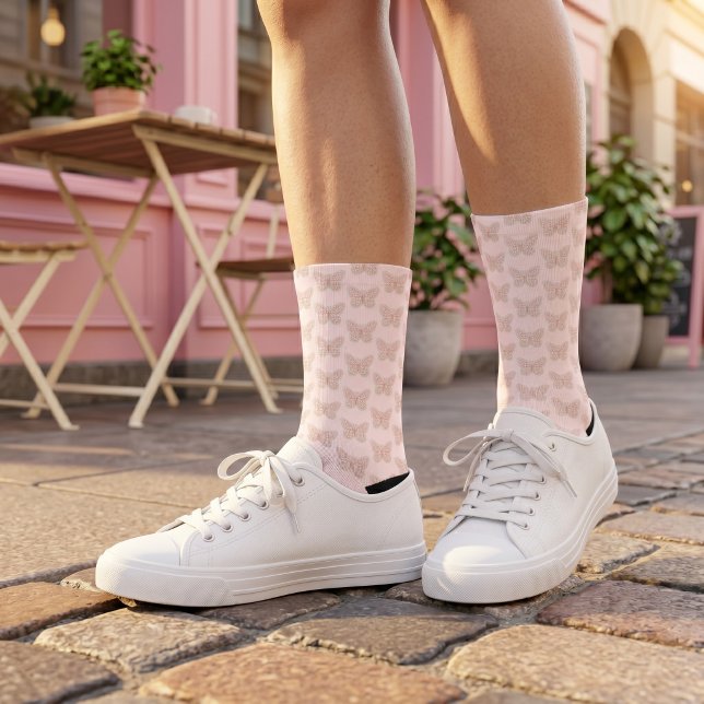 Chaussette Chaussettes Papillon (Créateur téléchargé)