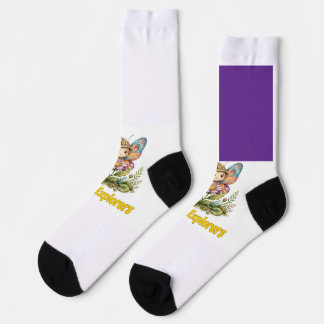 Chaussette Chaussettes Papillon des Lil' Bayou Explorers
