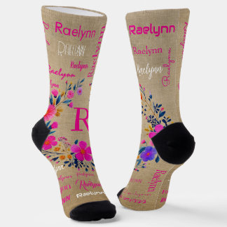 Chaussette Chaussettes Personnalisées Ajoutez Votre Nom