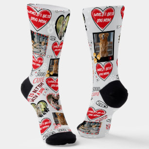 Chaussette Chaussettes personnalisées au visage de chien, Pho