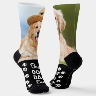 Chaussette Chaussettes personnalisées avec 2 photos de chien