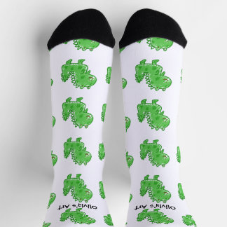 Chaussette Chaussettes personnalisées avec le nom et les dess