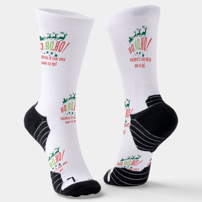Chaussette Chaussettes personnalisées avec lumières de Noël (Angulaire)