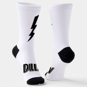 Chaussette Chaussettes personnalisées avec motif éclair