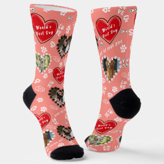 Chaussette Chaussettes personnalisées avec photo de chien | C