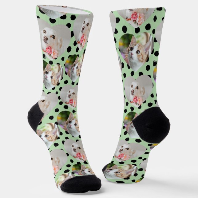 Chaussette Chaussettes Personnalisées pour Animaux de Compagn (Angulaire)