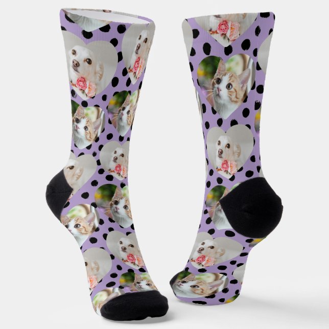 Chaussette Chaussettes Personnalisées pour Animaux de Compagn (Angulaire)