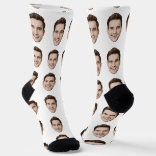 Chaussette Chaussettes personnalisées pour visage Chaussettes