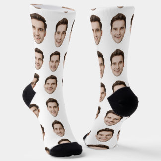 Chaussette Chaussettes personnalisées pour visage Chaussettes