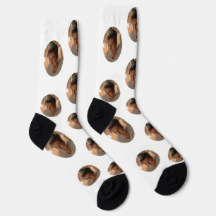 Chaussette Chaussettes Photo avec Visage Personnalisé Drôle