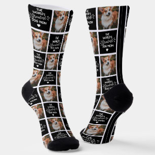 Chaussette Chaussettes Photo de la Meilleure Maman de Chien d