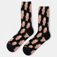 Chaussettes photo personnalisées amusantes