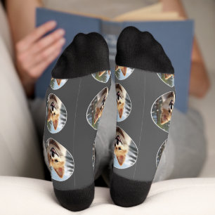 Chaussette Chaussettes photo personnalisées pour animaux de c