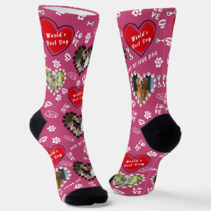Chaussette Chaussettes photo personnalisées pour chien Chau