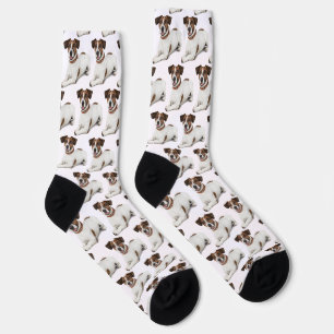 Chaussette Chaussettes photo personnalisées visage chien avec