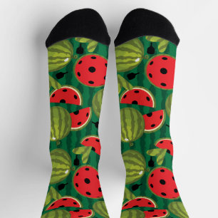Chaussette 🍉 Chaussettes 🍉 pickleball de pastèque