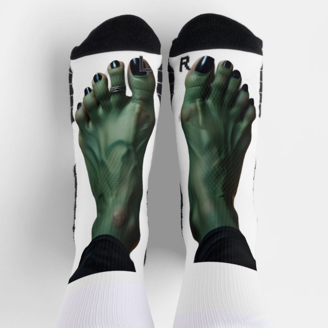Chaussette ‍♀️ Chaussettes Pieds de Sorcières (Haut)