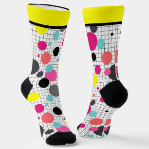 Chaussette Chaussettes pois Memphis