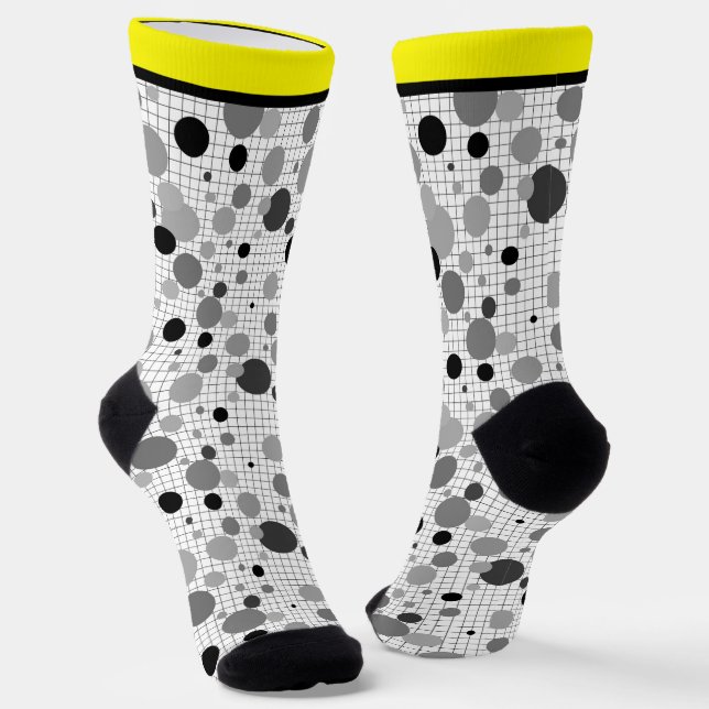 Chaussette Chaussettes pois Memphis (Angulaire)