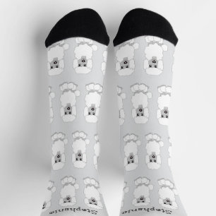 Chaussette Chaussettes Poodle Chien Design