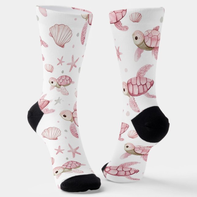 Chaussette Chaussettes pour bébés tortues (Angulaire)