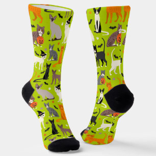 Chaussette Chaussettes pour chats d'Halloween