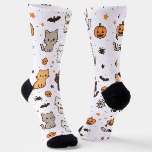 Chaussette Chaussettes pour chats Kawaii Halloween - Cadeau A