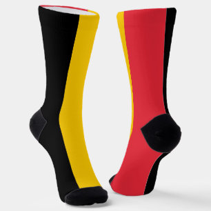 Chaussette Chaussettes pour femmes avec drapeau de Belgique