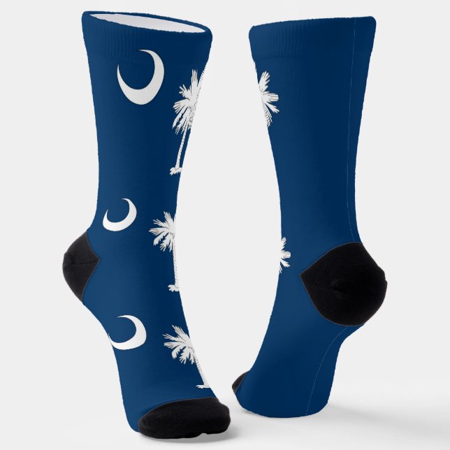 Chaussette Chaussettes pour femmes avec le drapeau de la Caro (Angulaire)