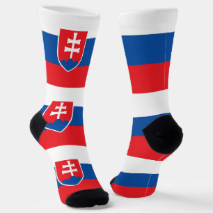 Chaussette Chaussettes pour femmes avec le drapeau de la Slov
