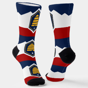 Chaussette Chaussettes pour femmes avec le drapeau de l'État