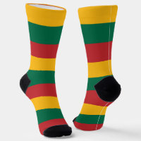 Chaussettes pour femmes avec le drapeau de Lituani