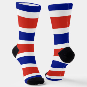 Chaussette Chaussettes pour femmes avec le drapeau du Costa R