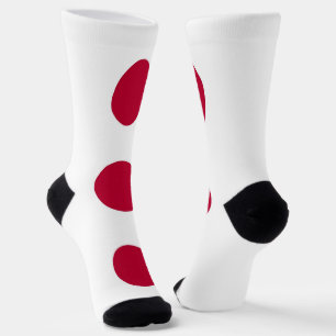 Chaussette Chaussettes pour femmes avec le drapeau du Japon