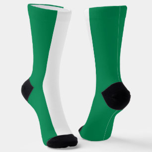 Chaussette Chaussettes pour femmes avec le drapeau du Nigeria