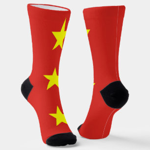 Chaussette Chaussettes pour femmes avec le drapeau du Vietnam
