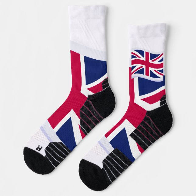 Chaussette Chaussettes pour femmes avec Union Jack (Gauche)
